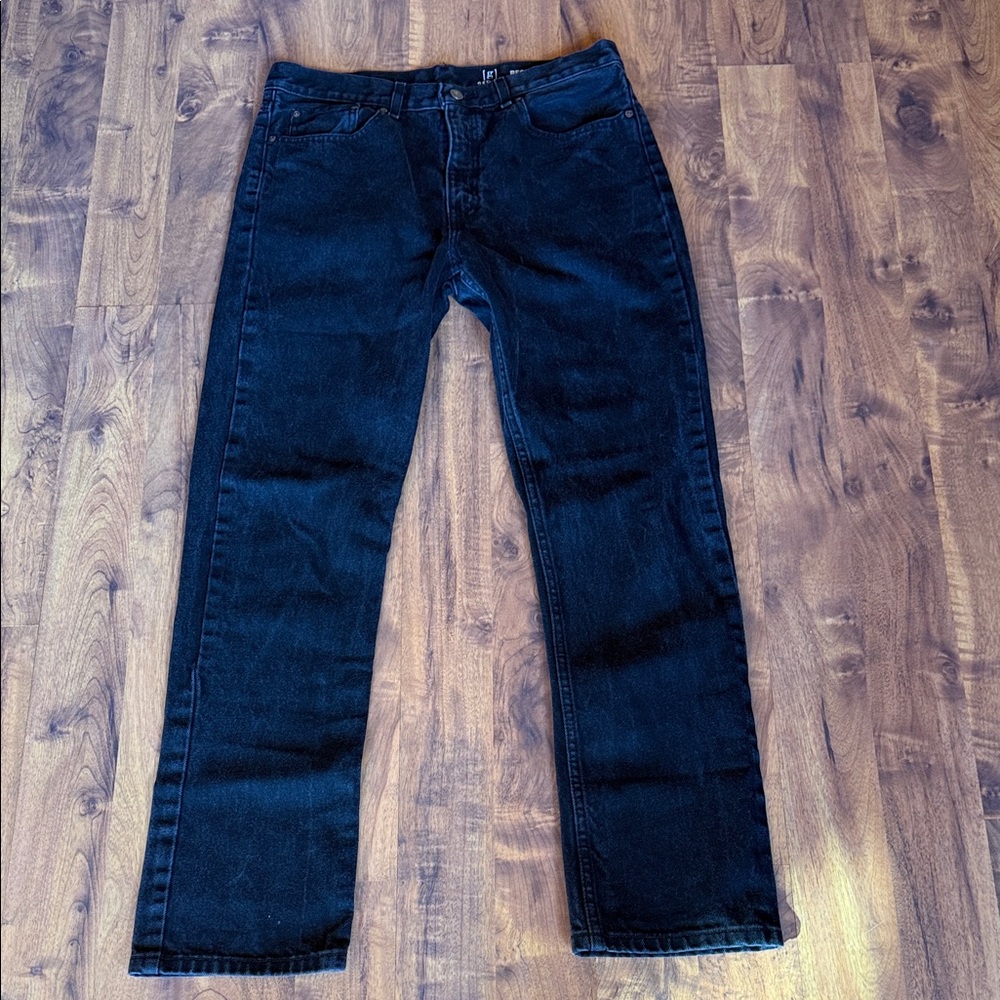 George Men's Dark Blue Straight Jeans